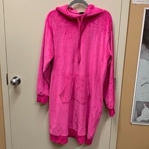 Torrid sz 1 velour hoodie dress